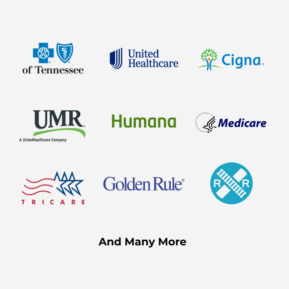 This is an image of mulitple different logos from various health insurance companies.