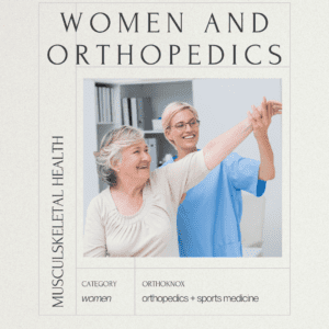 orthopedic doctor treating female patient